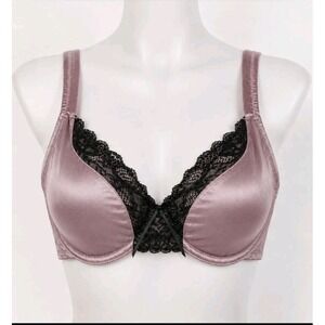 Curvation Side Shaper Unlined Underwire Bra‎ Size 36DD Satin 5304457
